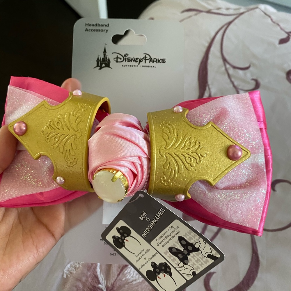 Disney parks sleeping beauty bow